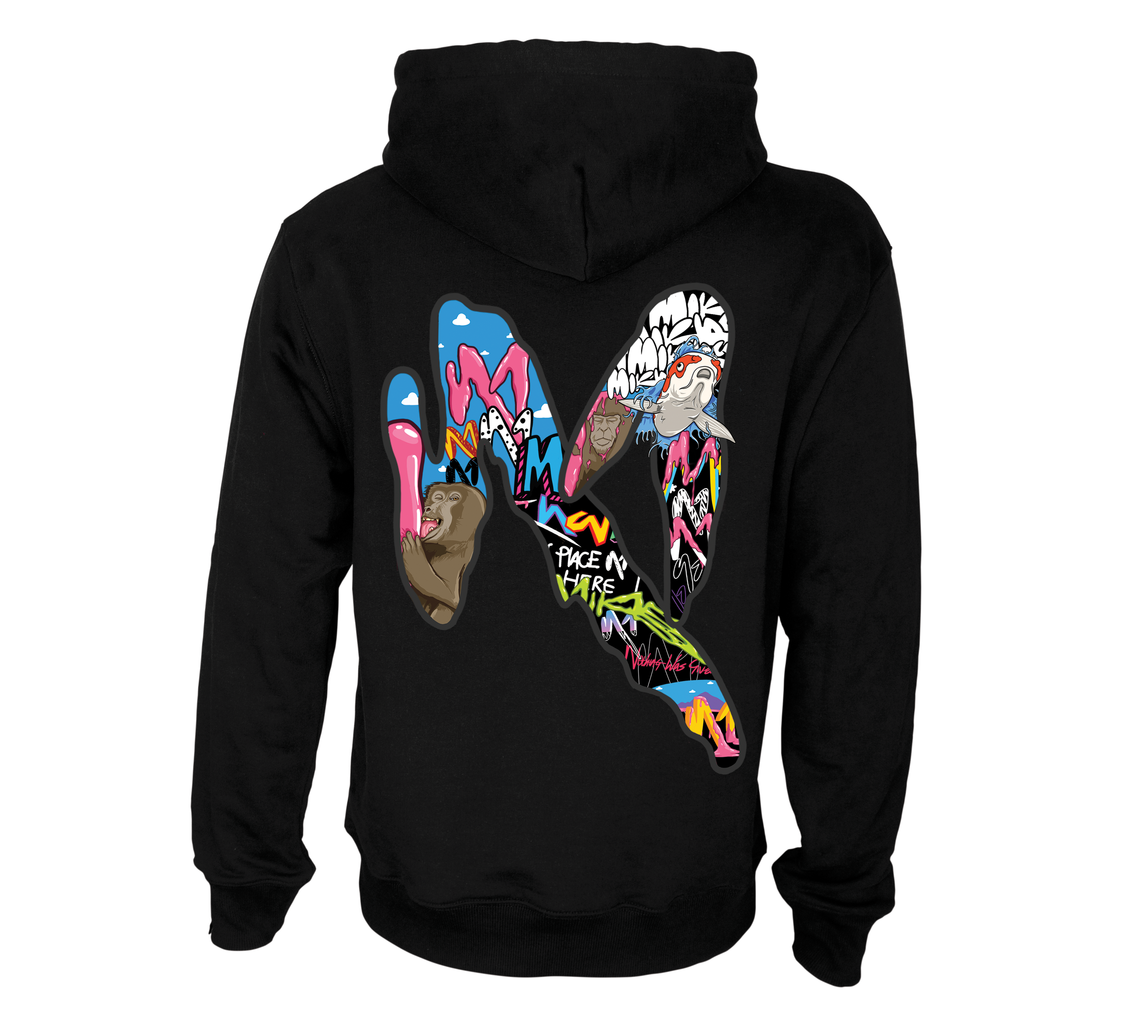 THE JOURNEY HOODIE / BLACK