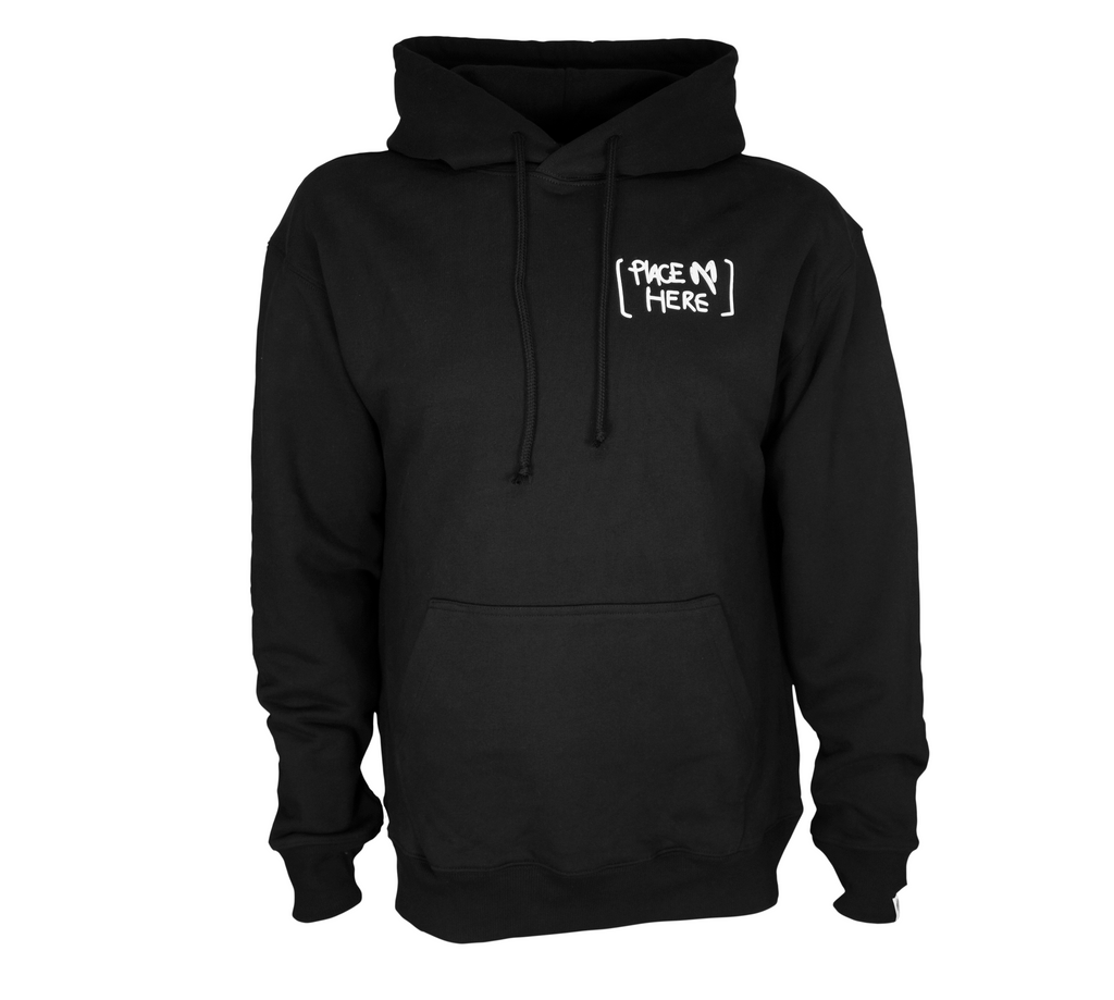 BLUEPRINT HOODIE / BLACK