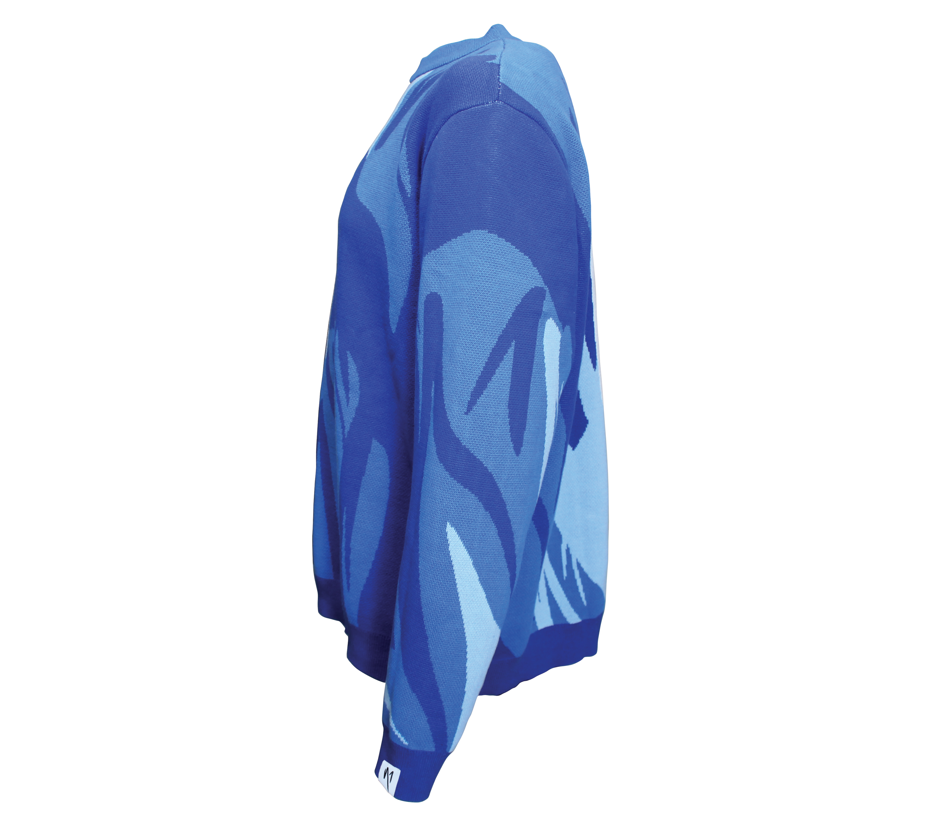 MIKHALI JACQUARD - BLEU