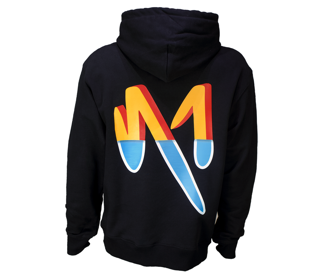 KOLORFUZE HOODIE / BLACK